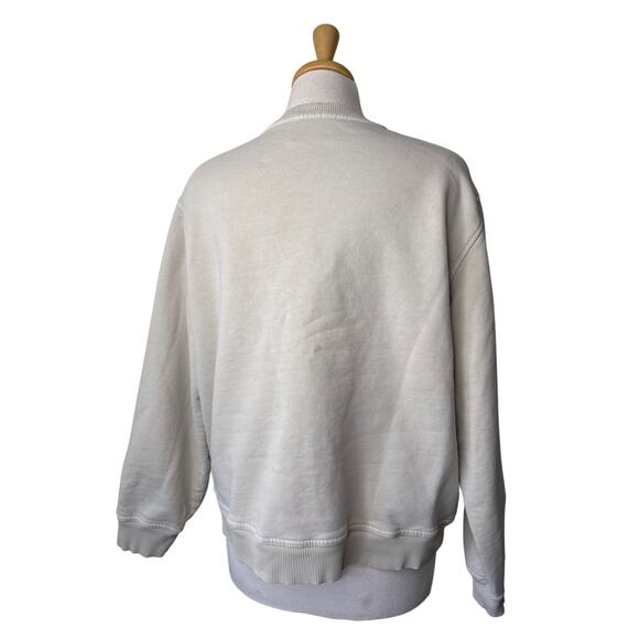 NANUSHKA Remy Embroidered Sand Cotton Sweatshirt Size XS - Picture 2 of 7